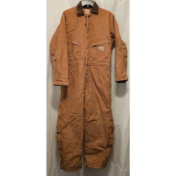 C E Schmidt Men's Work Wear Insulated Heavy Duty Coveralls Size Med 40-42 Short - Picture 1 of 10